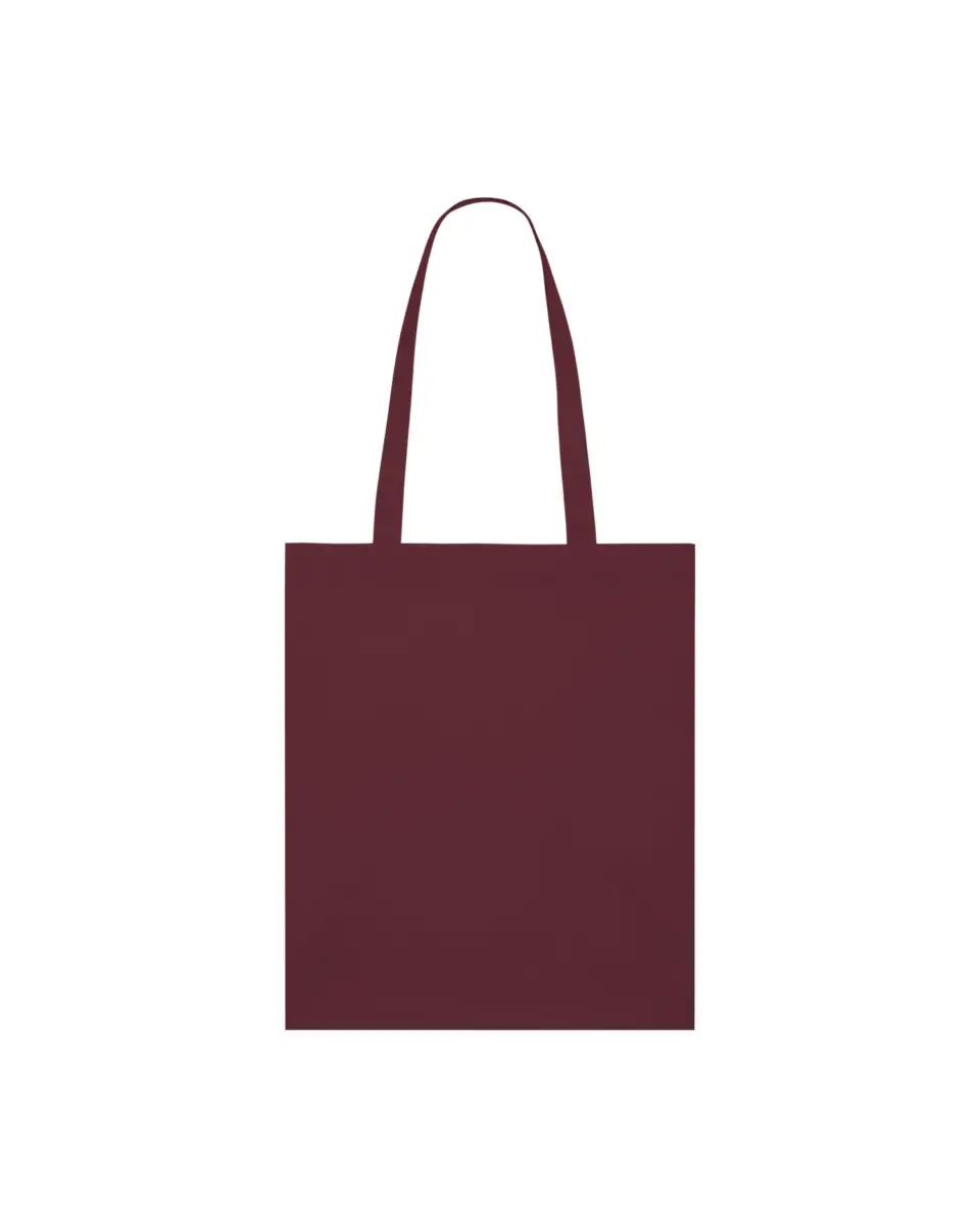 Light Tote Bag - burgundy