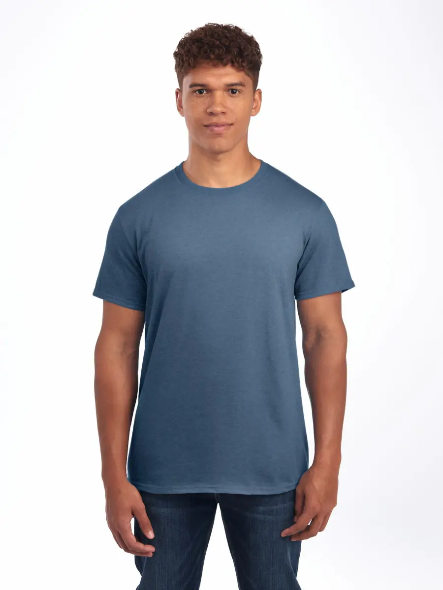 ECO PREMIUM ORGANIC T - blau denim