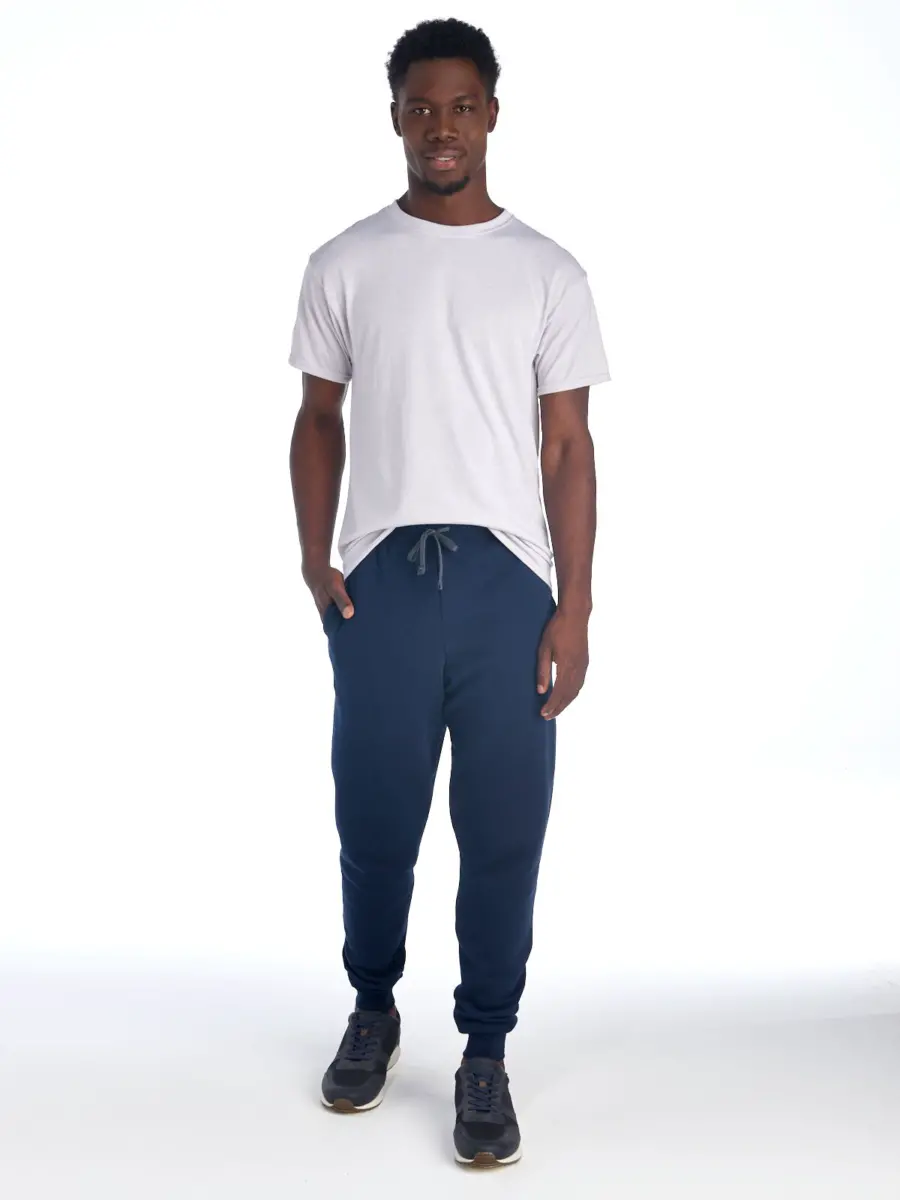 PANTALON FELPA Y BOLSILLOS NUBLEND - marino j.