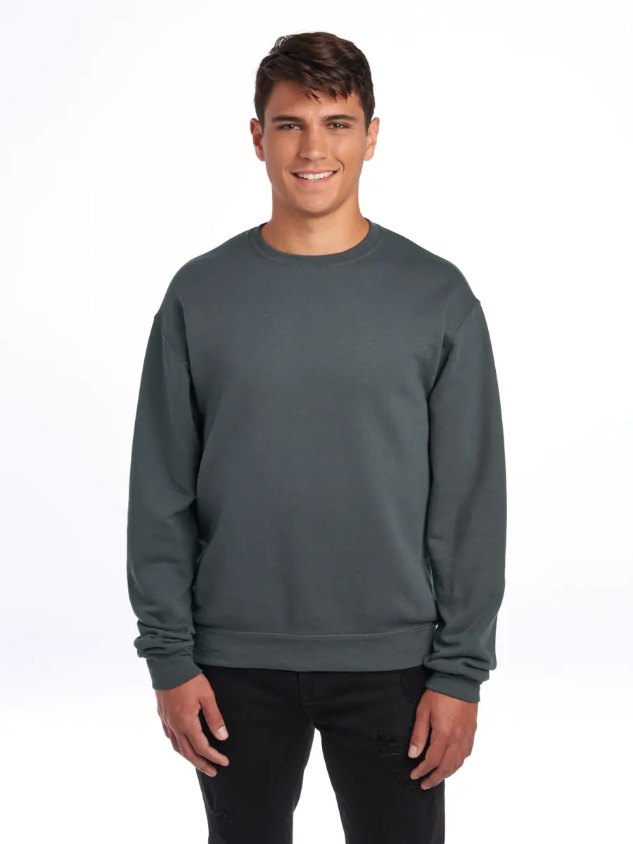 SET-IN SWEAT NUBLEND - charcoal grey
