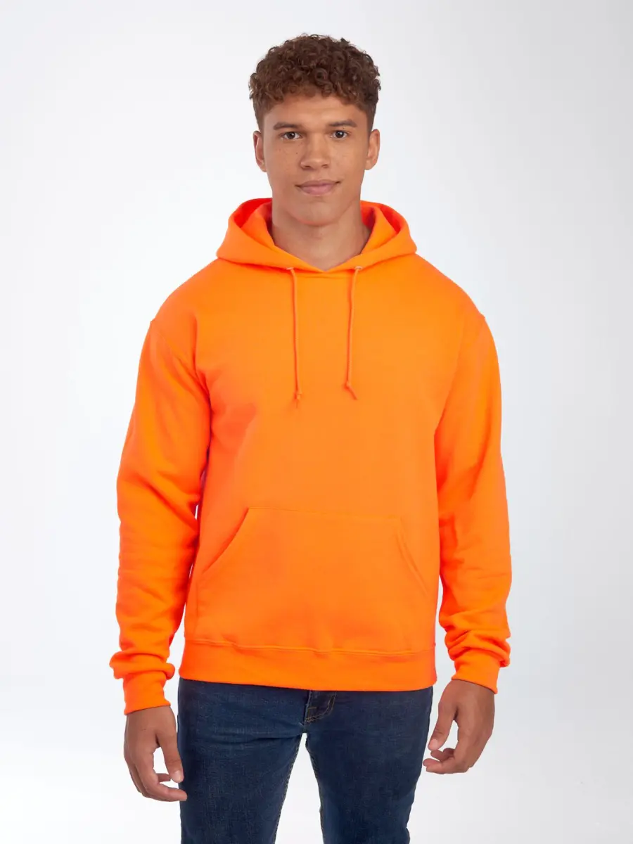 NUBLEND HOODED - safety orange