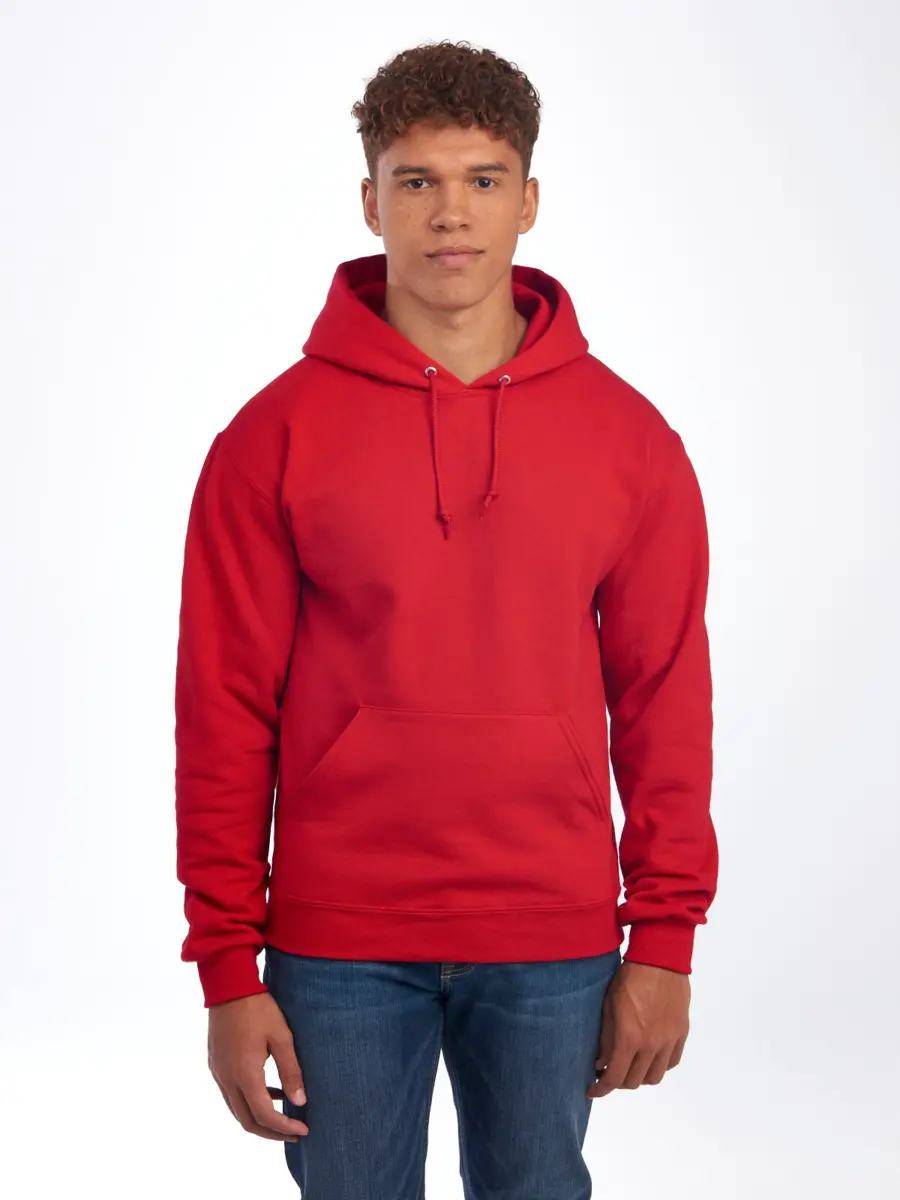 NUBLEND HOODED - true red