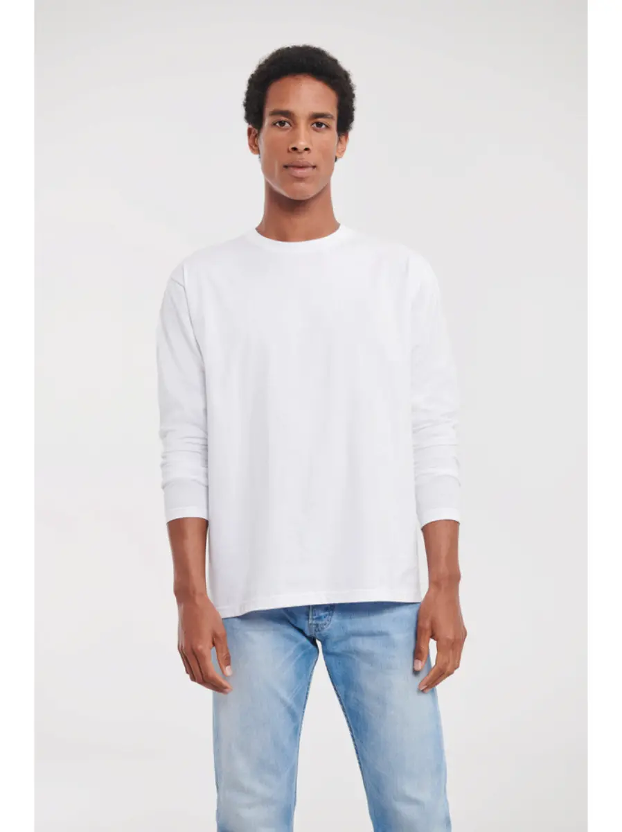 180LCAMISETA CLASICA MANGA LARGA - blanco