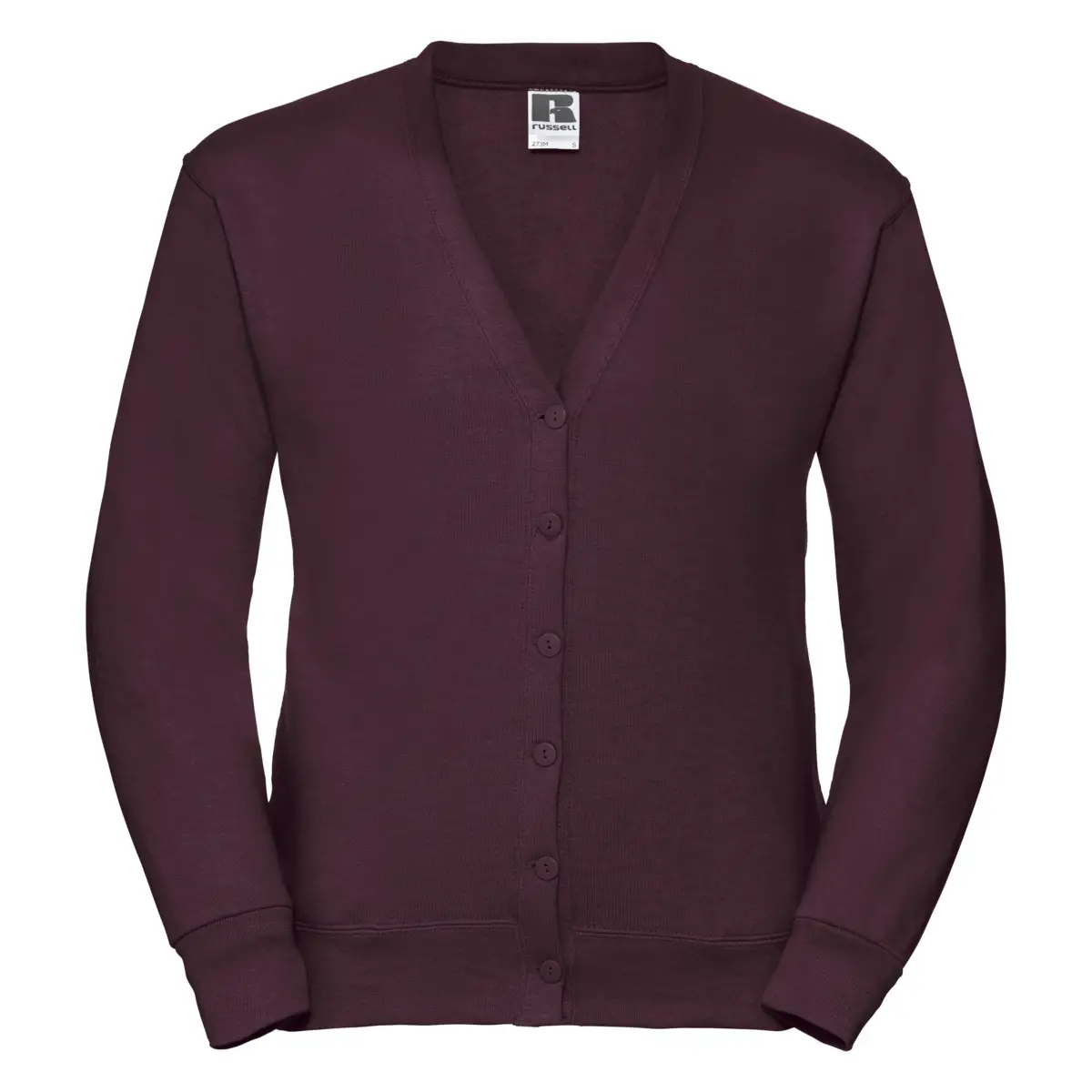 273B SUDADERA TIPO CARDIGAN OUTLET - granate