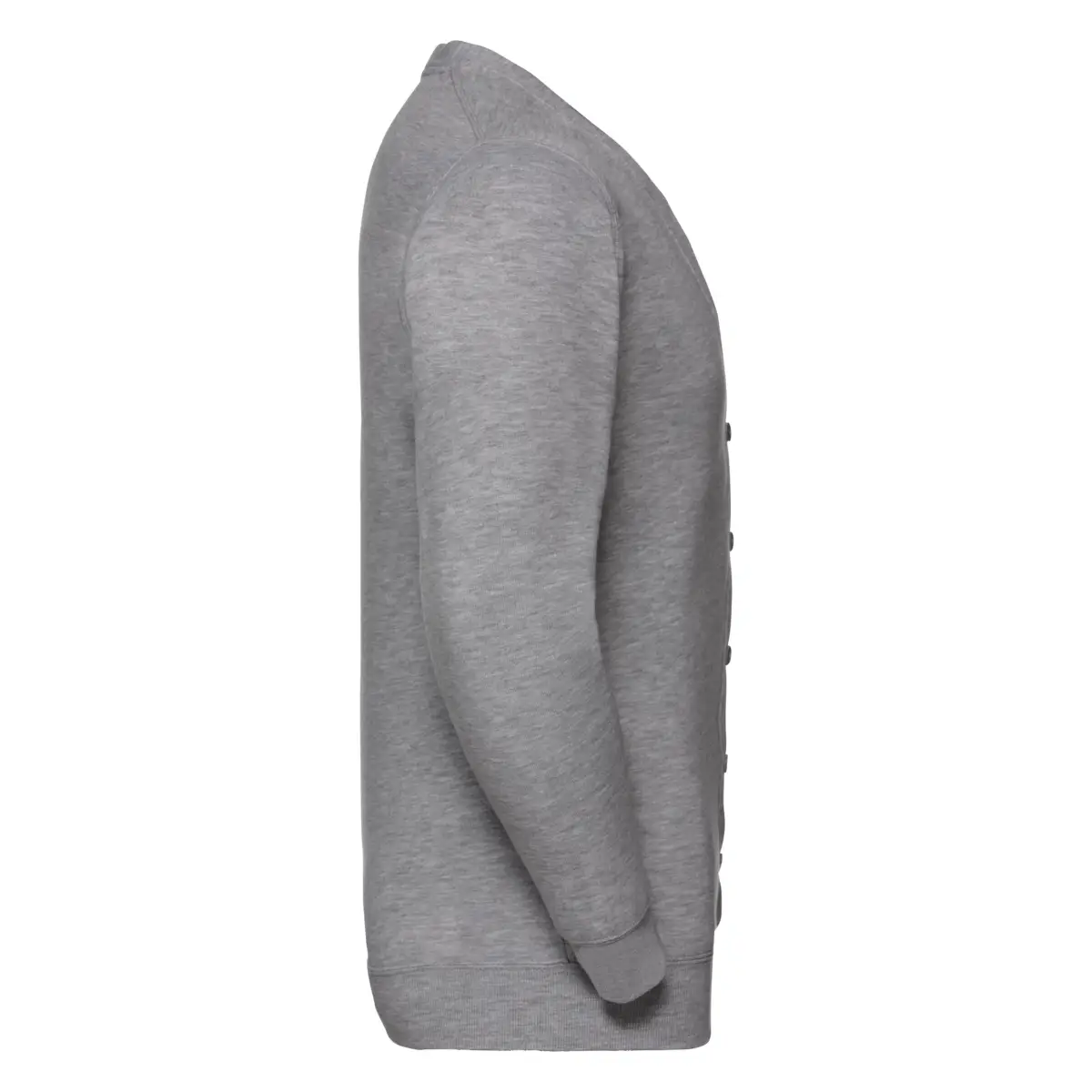 273B SUDADERA TIPO CARDIGAN OUTLET - gris jaspeado