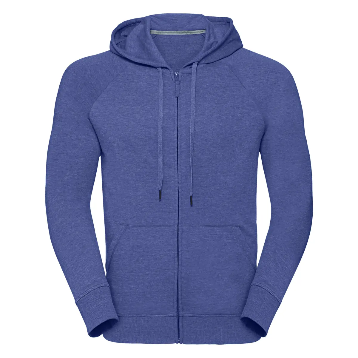 284M HD COLLECTION ZIPPED HOOD SWEAT OUTLET - blue marl