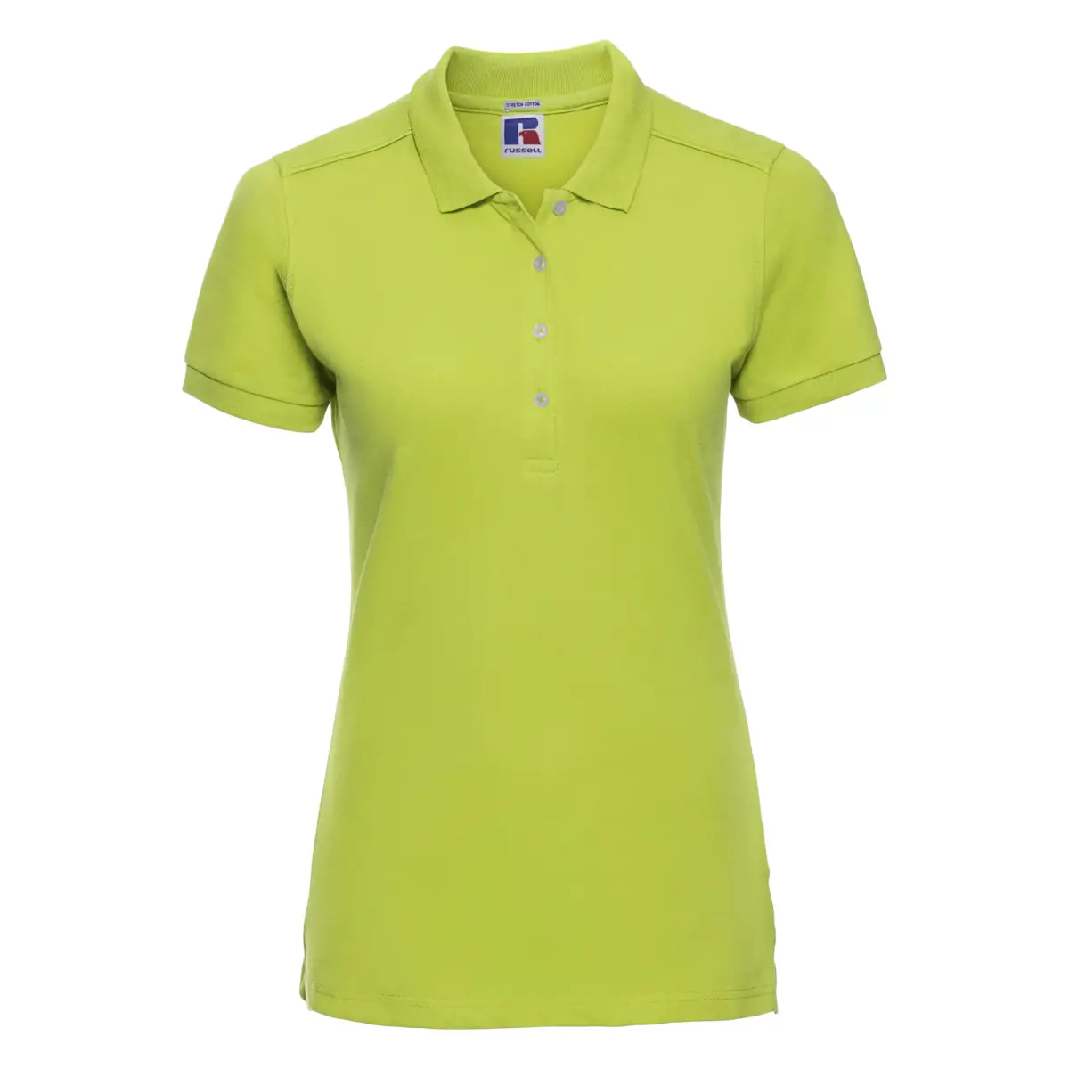 566F POLO STRETCH DE MUJER OUTLET - verde lima