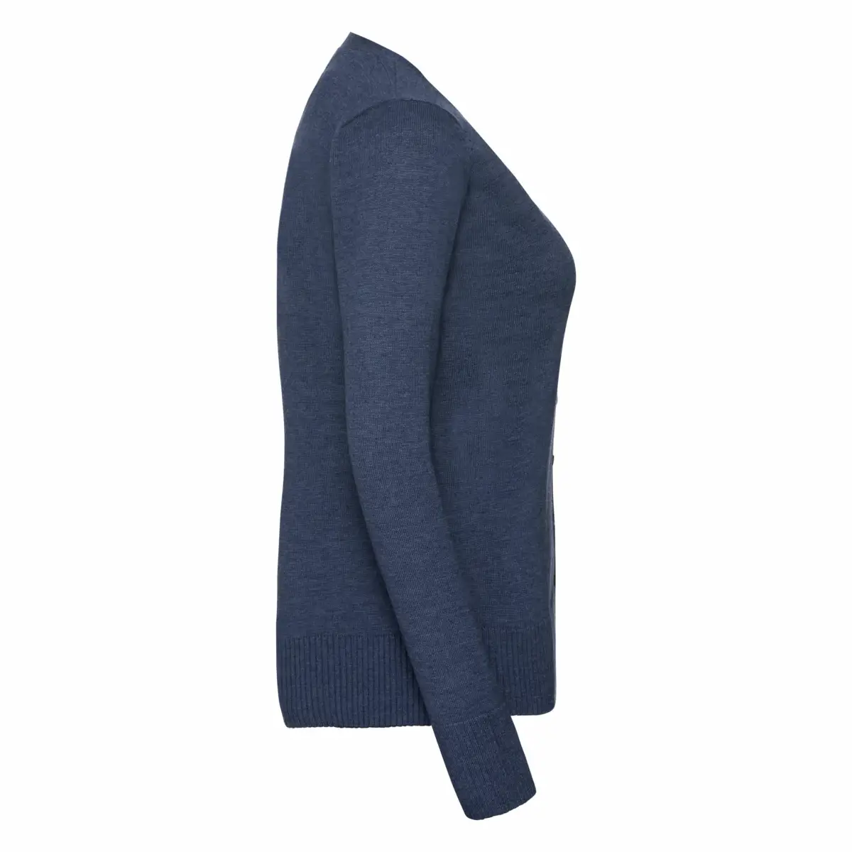 715F CHAQUETA DE PUNTO DE MUJEROUTLET - azul denim jaspeado