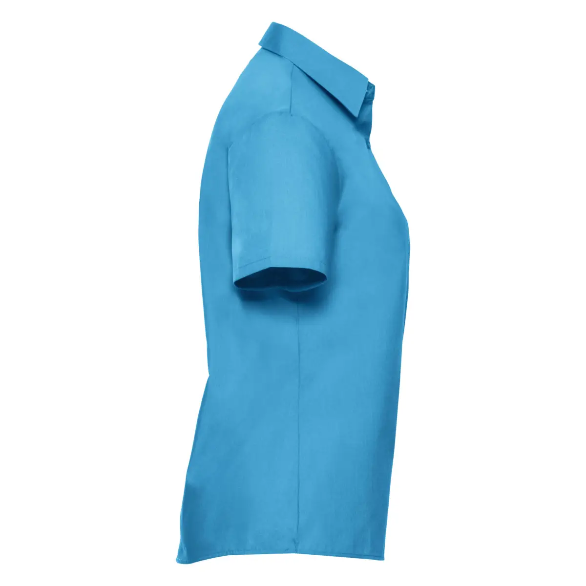 935F POPELINA MANIGA CURTA DE DONA OUTLET - cel turquesa