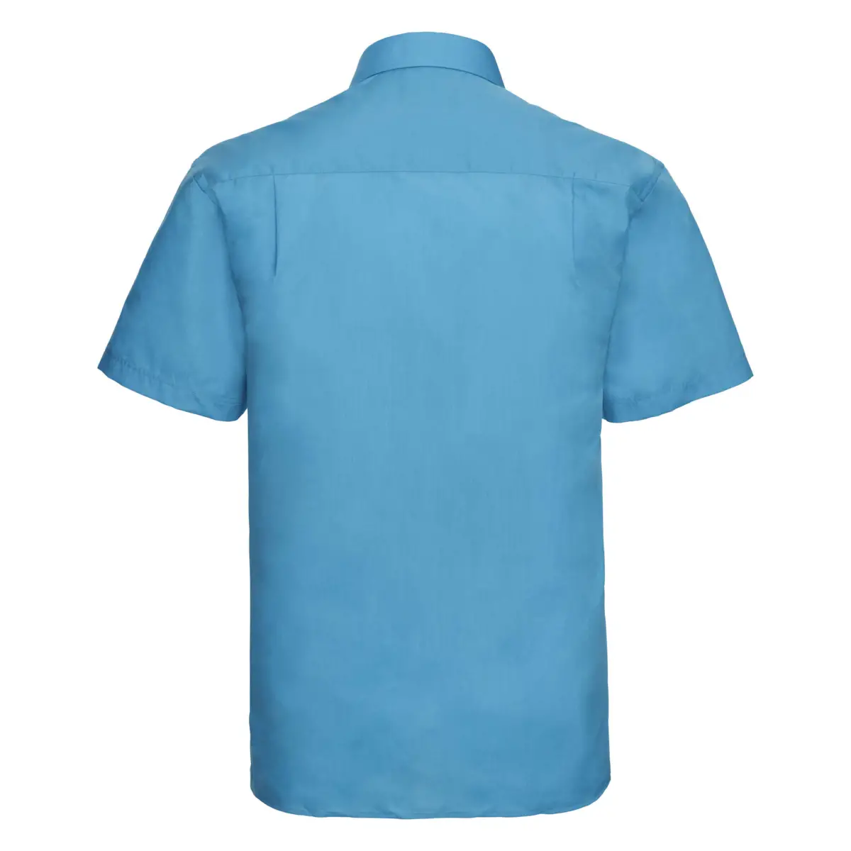 935M POPLIN SHORT SLEEVE OUTLET - turquoise blue