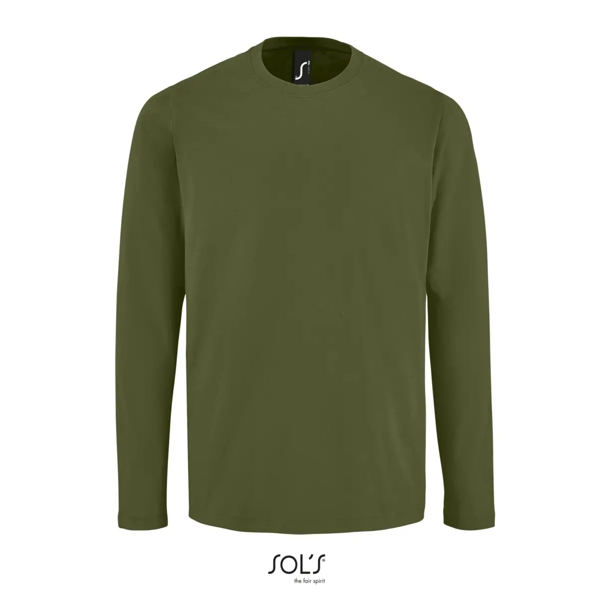 IMPERIAL MEN LSL - verde caqui oscuro