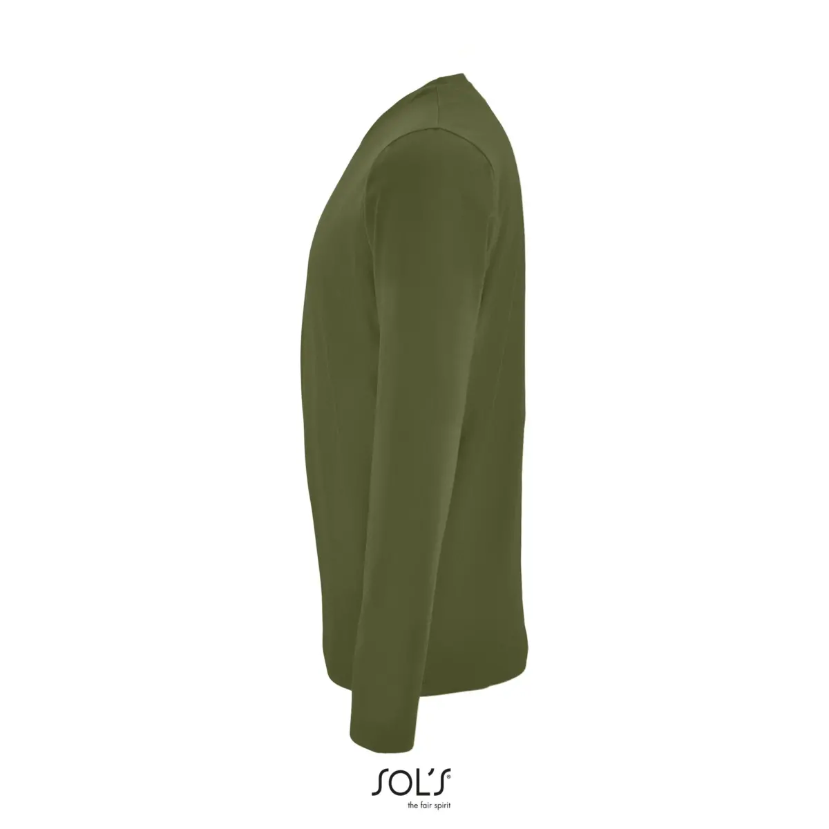 IMPERIAL MEN LSL - verd caqui obscur