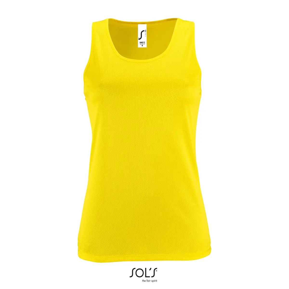 SPORTY TT WOMEN - neon yellow