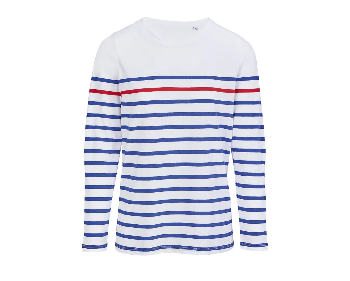 MATELOT LSL WOMEN - blanco/azul royal/rojo
