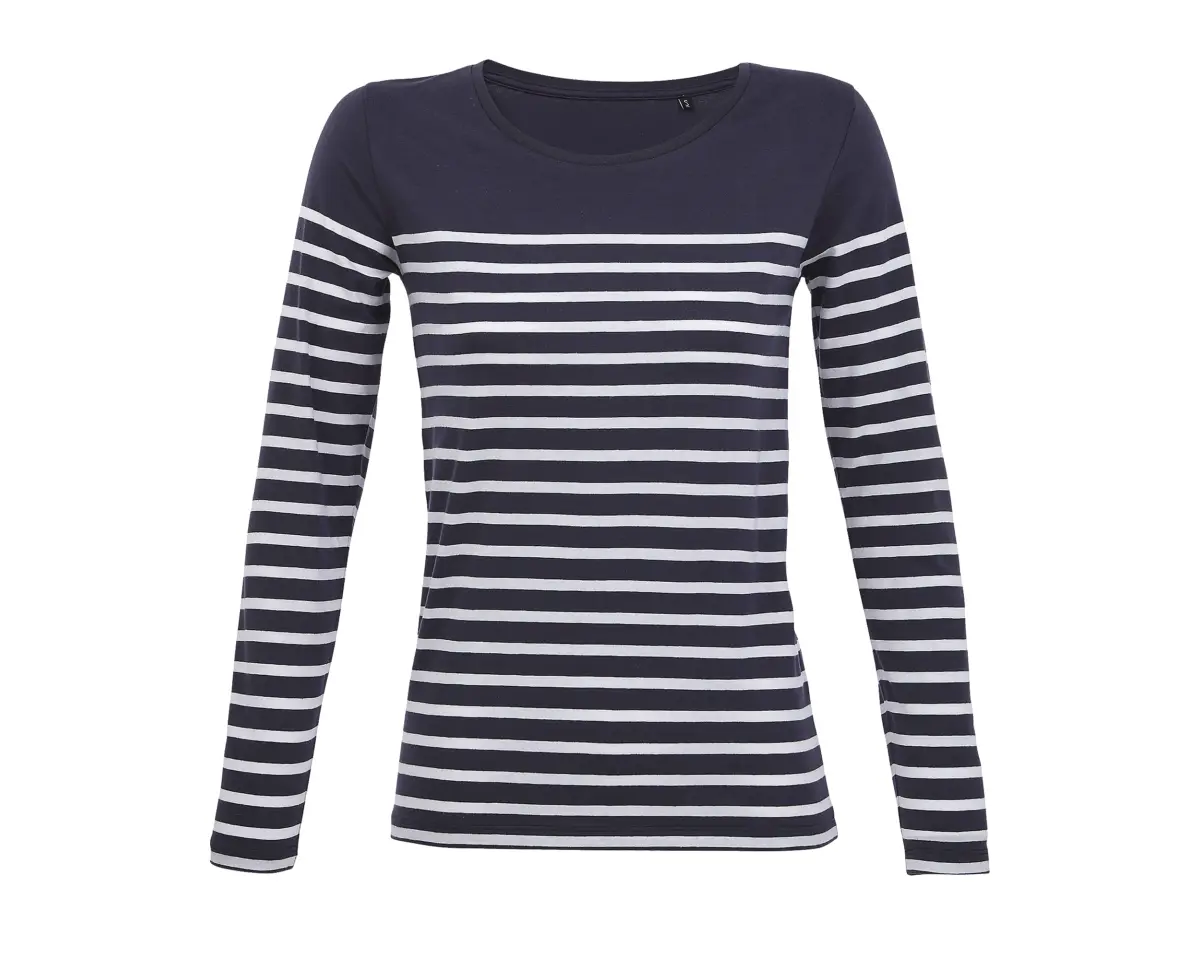 MATELOT LSL WOMEN - blau marí/blanc