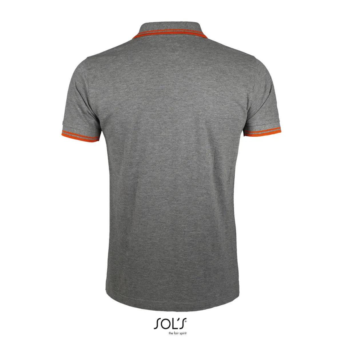 PASADENA MEN - gris jaspeado/naranja