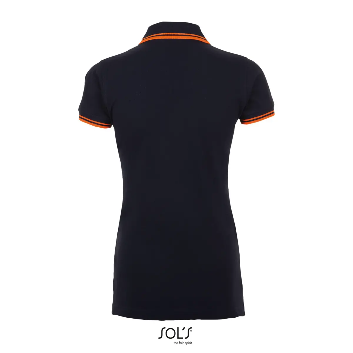 PASADENA WOMEN - navy french/fluor orange