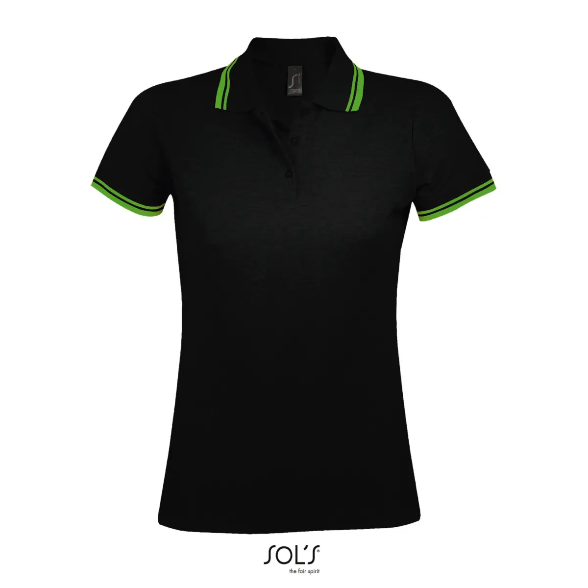 PASADENA WOMEN - black/lime green