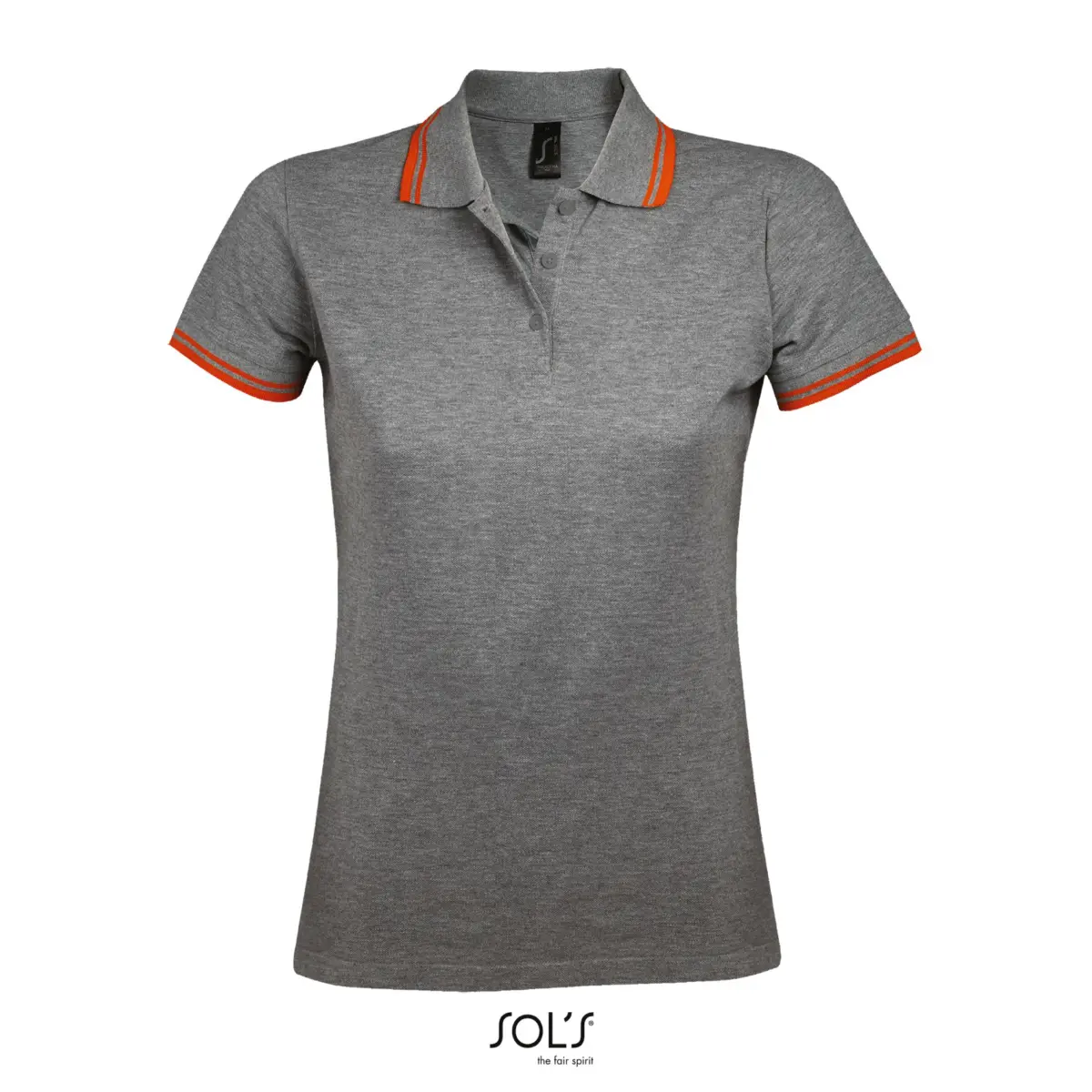 PASADENA WOMEN - gris jaspeado/naranja