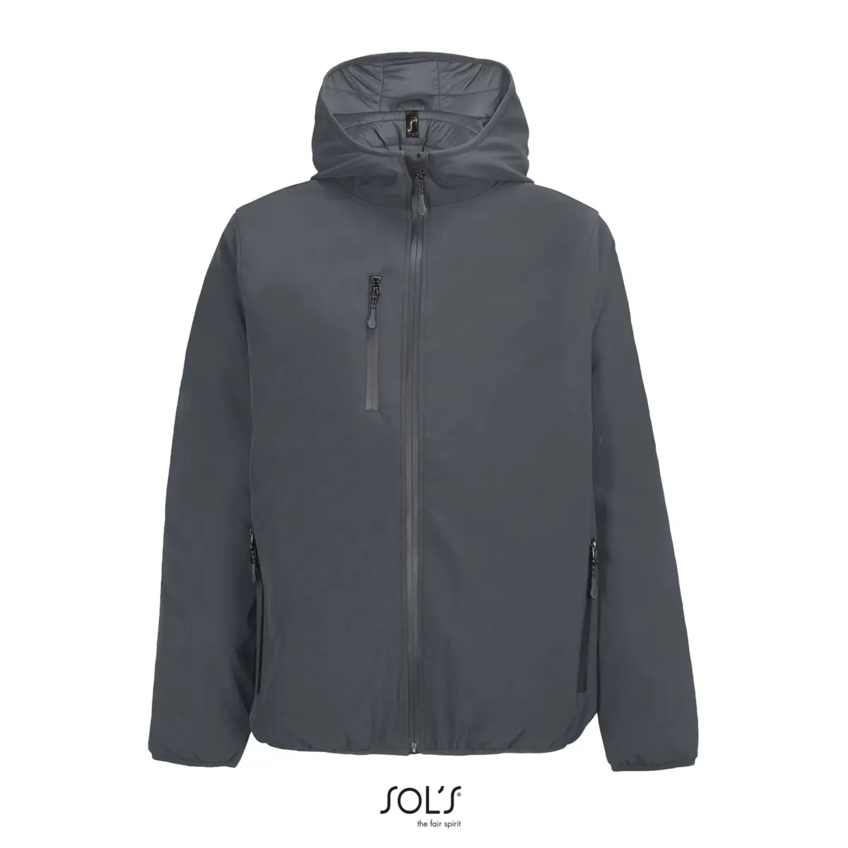 FALCON PADDED M - gris antracita