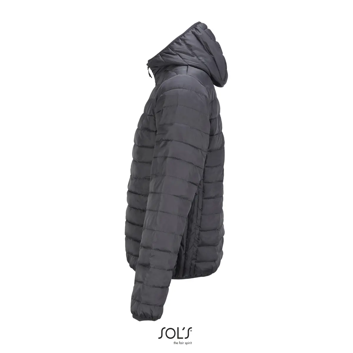 STREAM HOODED M - black