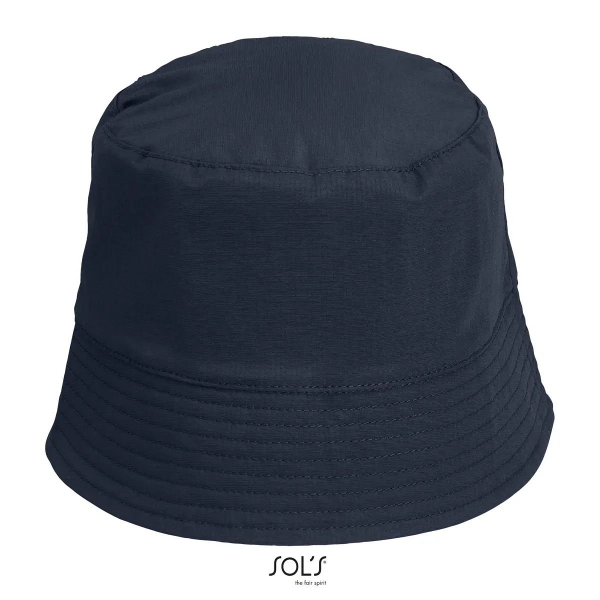 BUCKET NYLON - blau marí/vermell viu