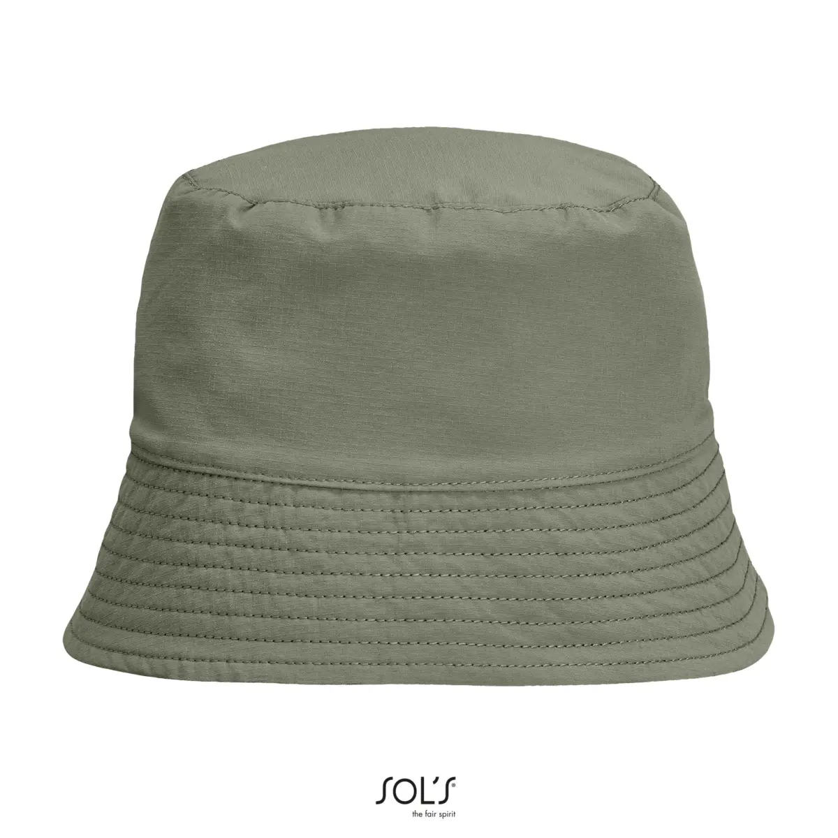 BUCKET NYLON - negre/beix caqui