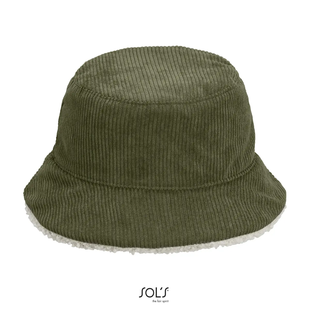 BUCKET 2IN1 - verde army/beige claro