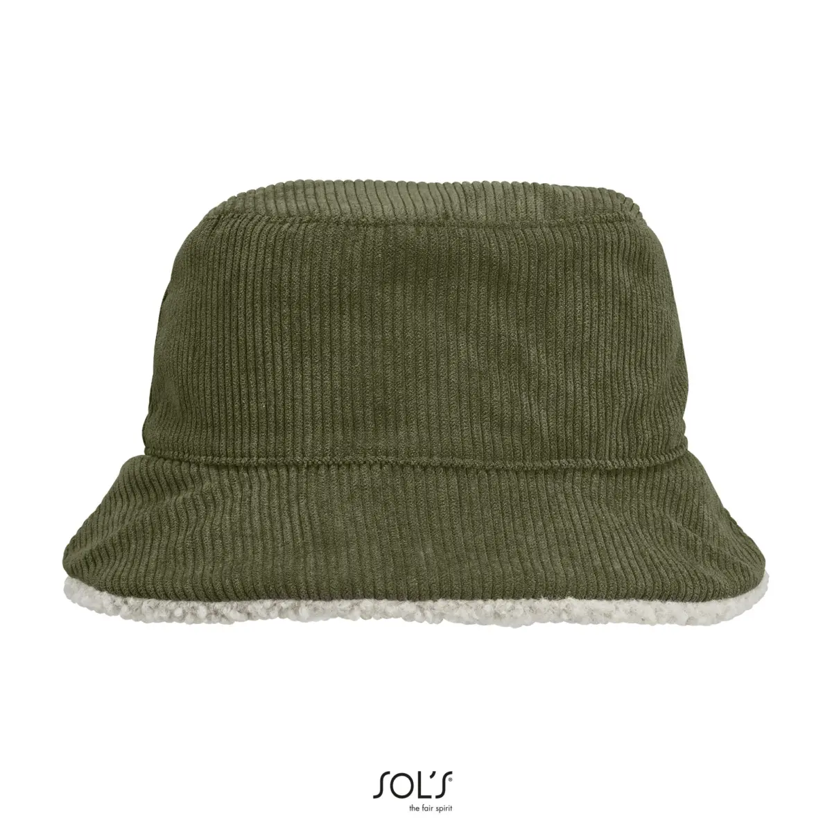 BUCKET 2IN1 - verde army/beige claro