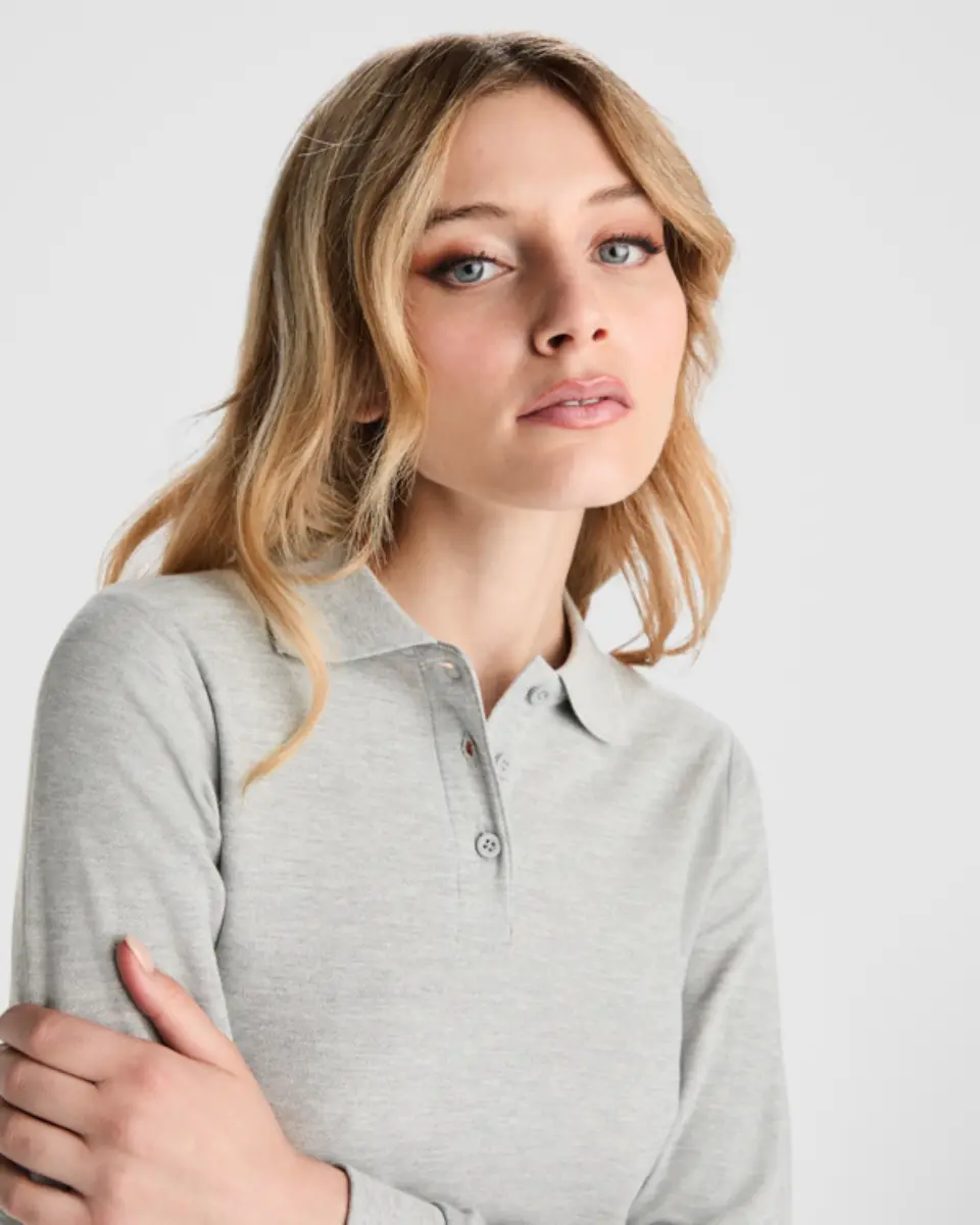 ESTRELLA WOMAN L/S - gris jaspeado