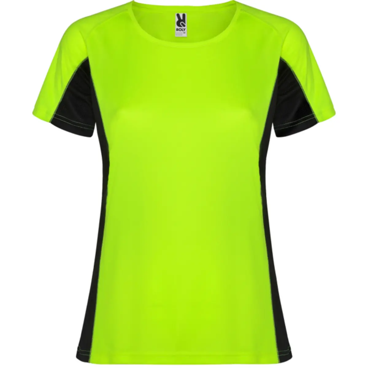 SHANGHAI W - verd fluor/negre