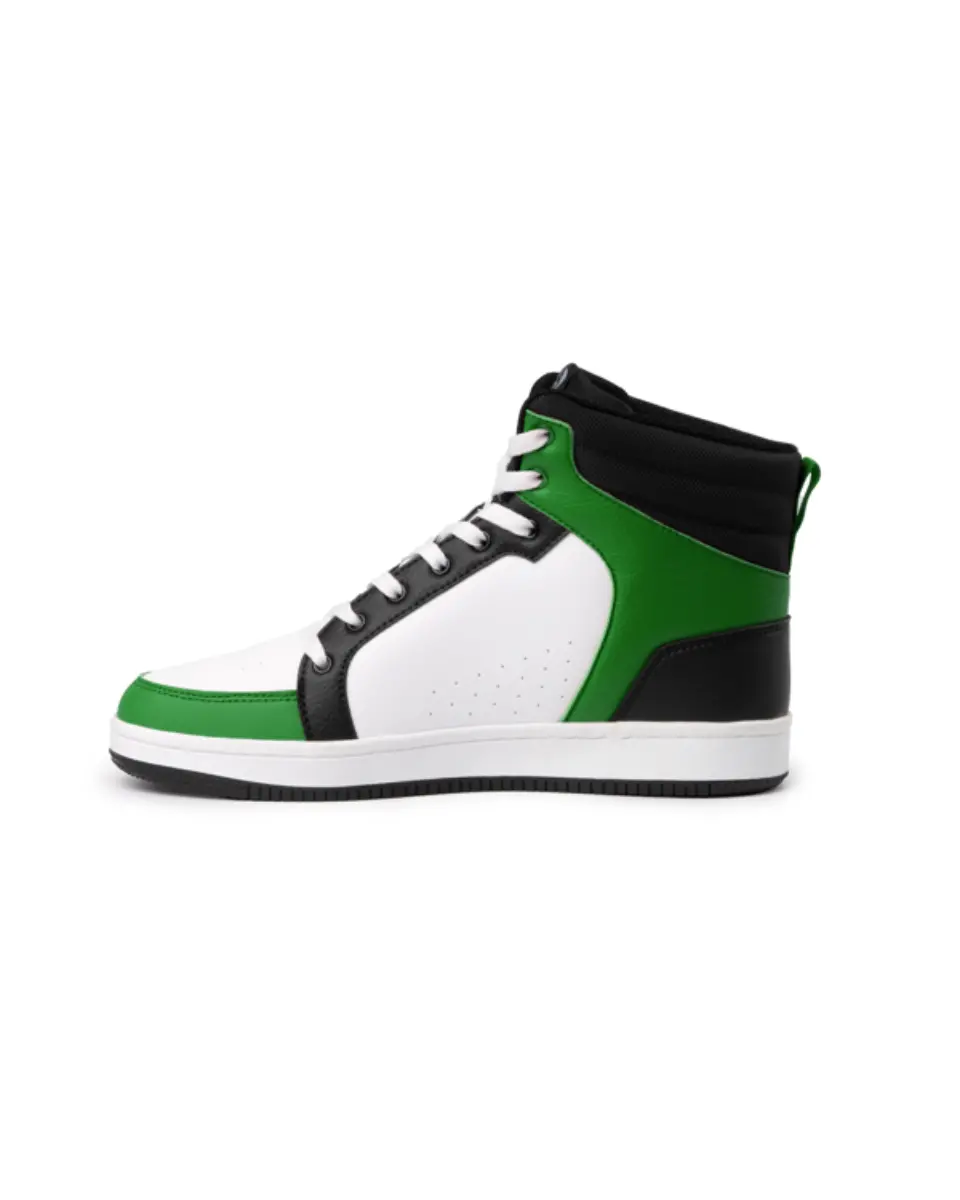 SPACE - black/white/bottle green