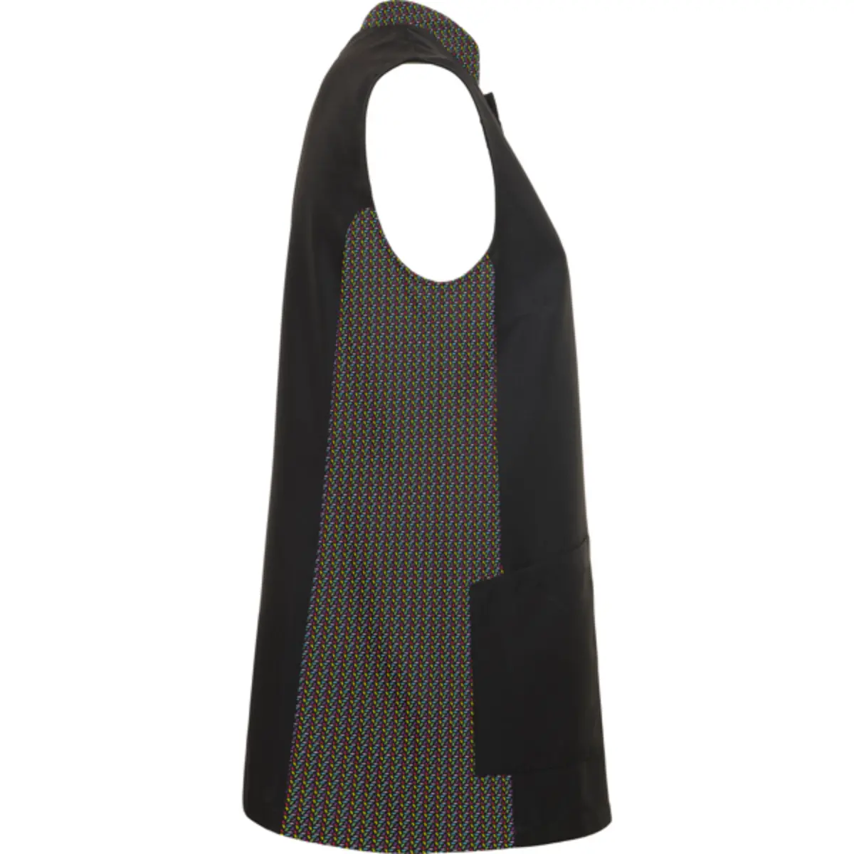 ALDANY - black/geometric print