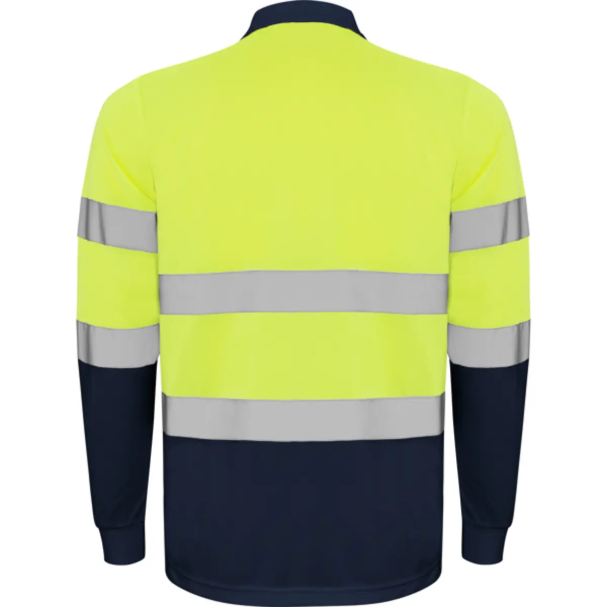 POLARIS L/S - navy/yellow fluor