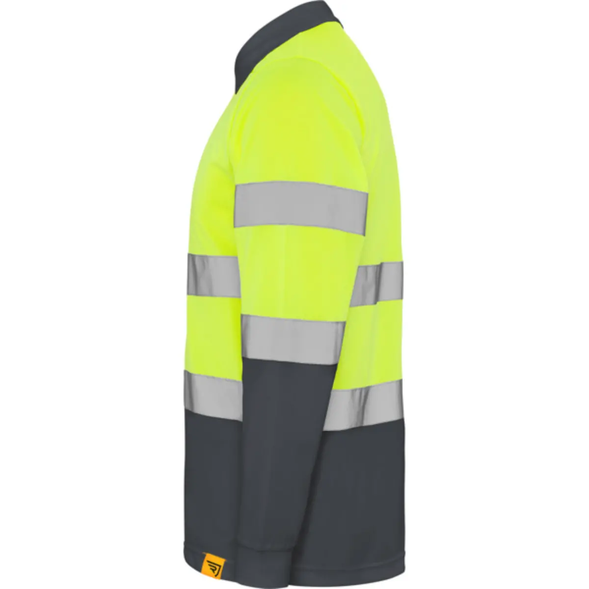 POLARIS L/S - gris/groc fluor