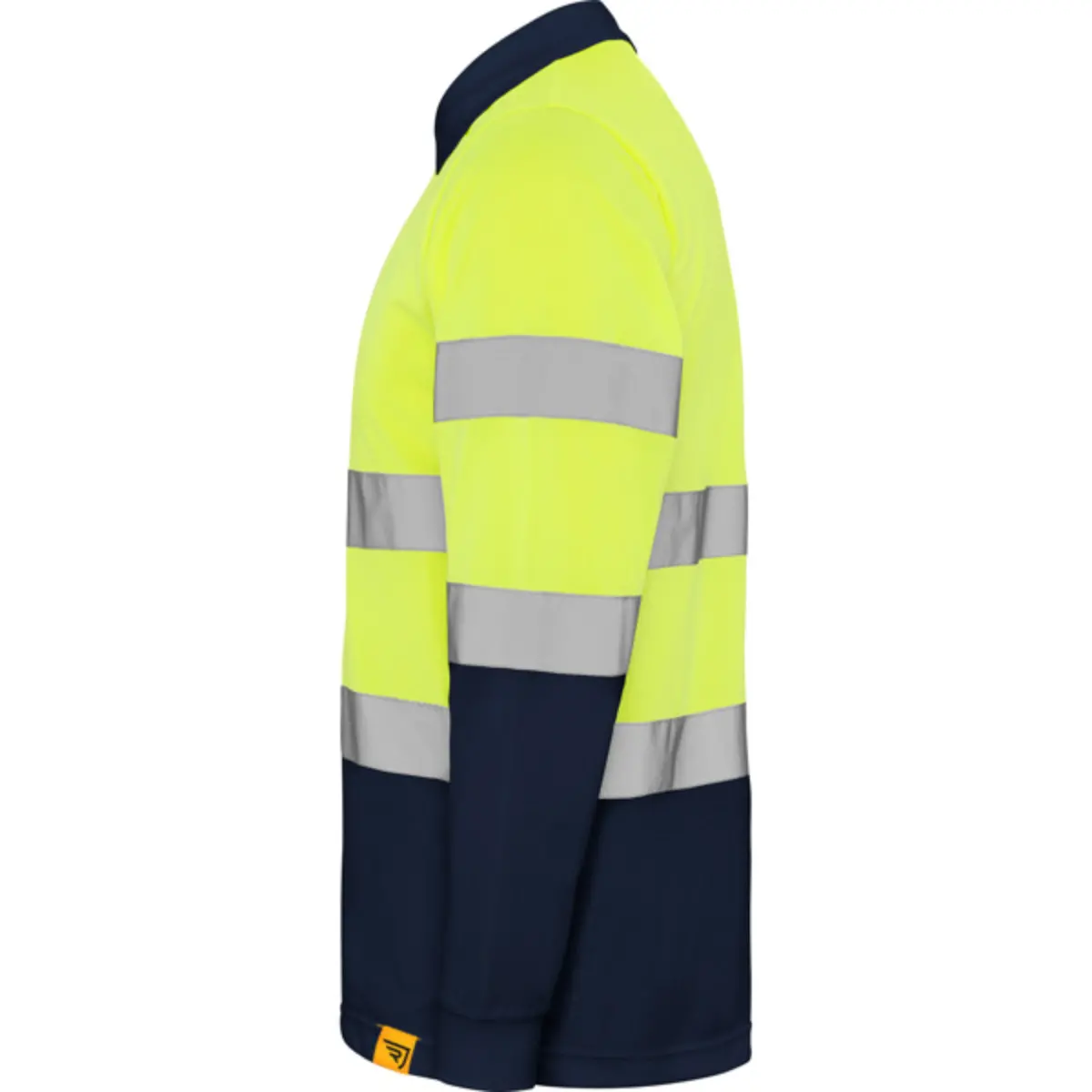 POLARIS L/S - blau marí/groc fluor