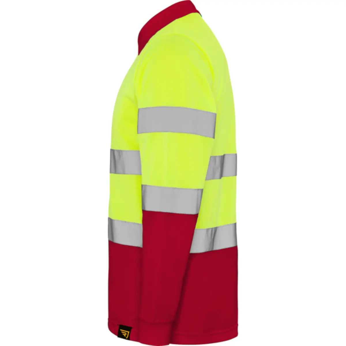 POLARIS L/S - red/fluorine yellow