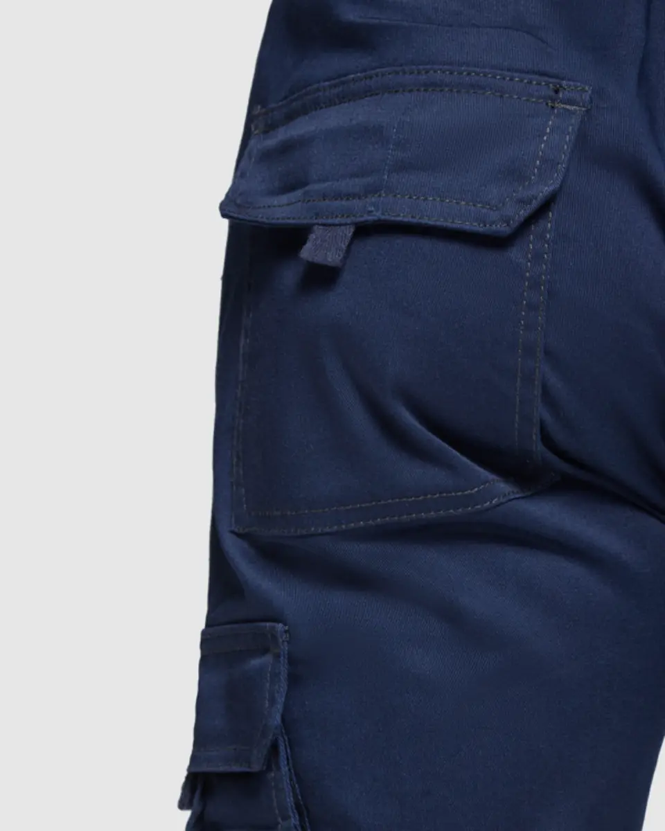 DAILY STRETCH HV - blau marí/groc fluor