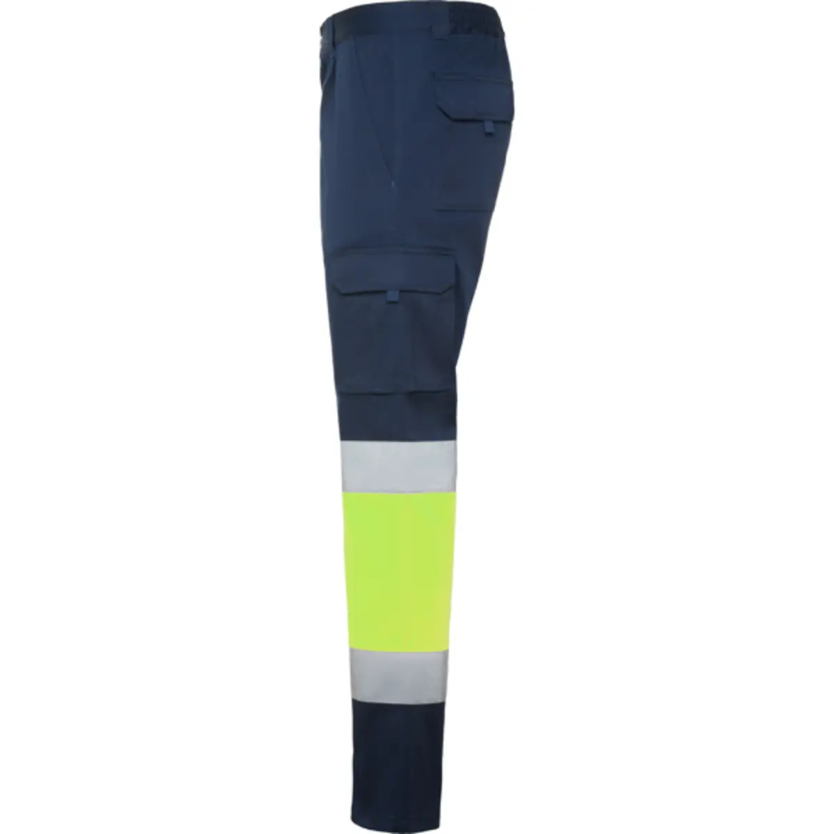 DAILY STRETCH HV - azul marino/amarillo flúor