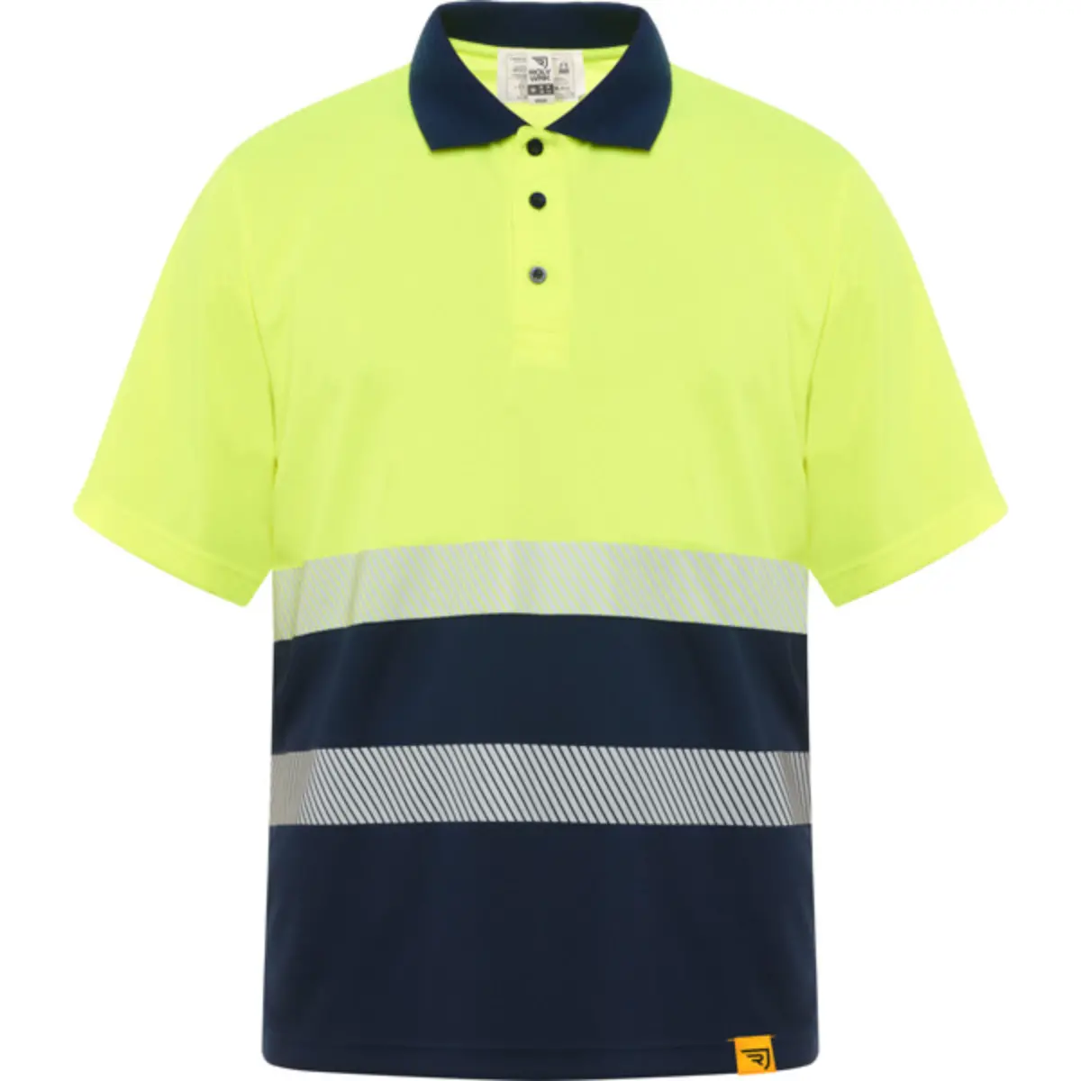 VEGA - navy/yellow fluor